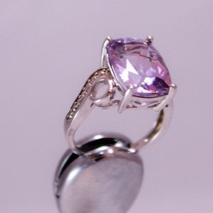 Lavendar Amethyst Ring